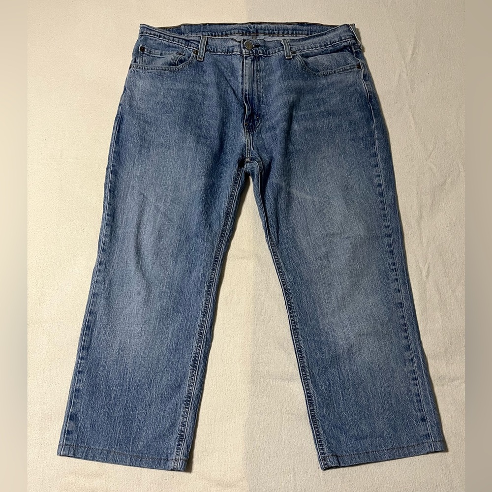 Levis 541 Mens 36x22 Straight Leg‎ Athletic Blue Denim Jeans